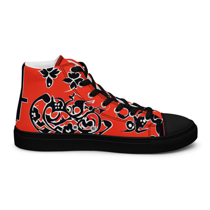 DMV 0038 Boho Women’s high top canvas shoes