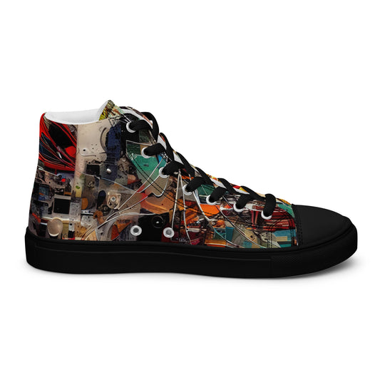 DMV 0271 Avant Garde Women’s high top canvas shoes