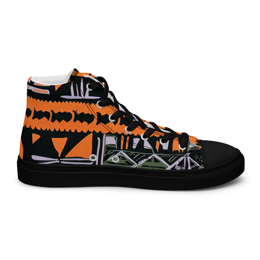 DMV 0115 Boho Women’s high top canvas shoes