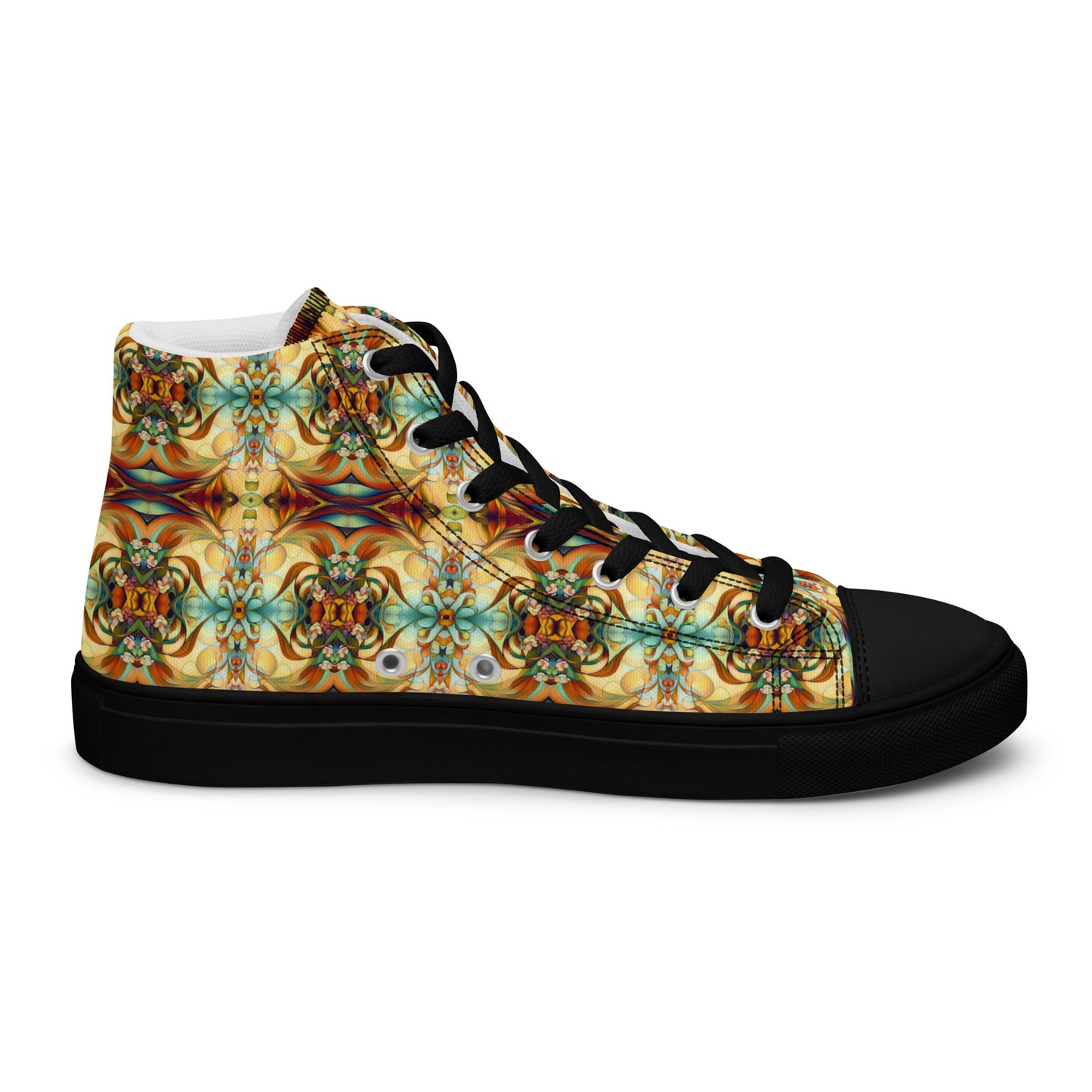 DMV 0123 Chic Boho Women’s high top canvas shoes