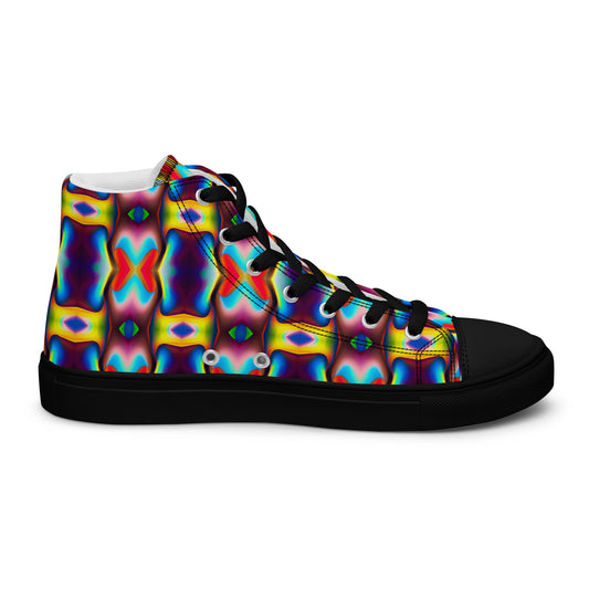 DMV 1350 Psy Artsy Women’s high top canvas shoes