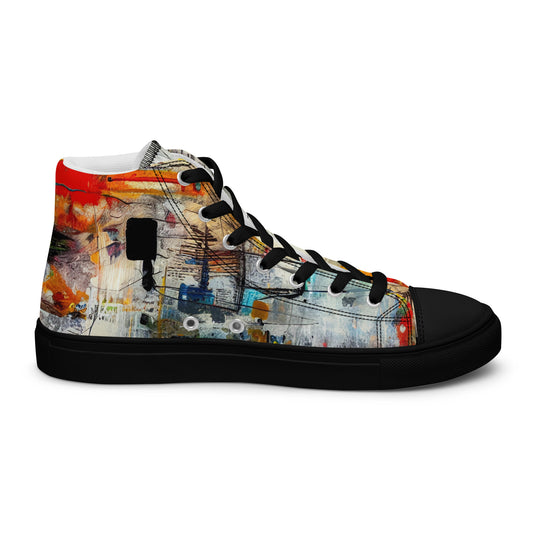 DMV 0263 Avant Garde Women’s high top canvas shoes