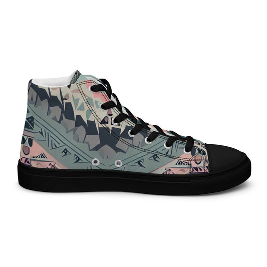 DMV 0306 Boho Women’s high top canvas shoes