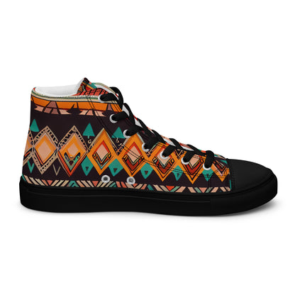 DMV 0415 Boho Women’s high top canvas shoes