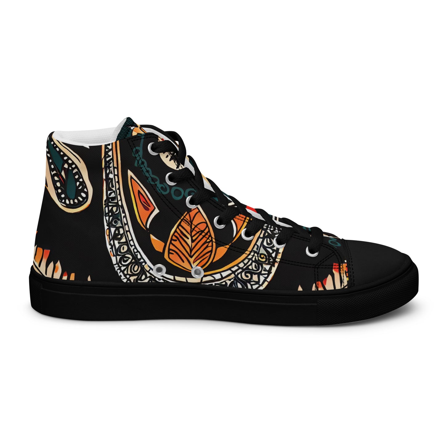 DMV 0596 Boho Women’s high top canvas shoes