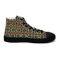 DMV 1875 Chic Boho Women’s high top canvas shoes