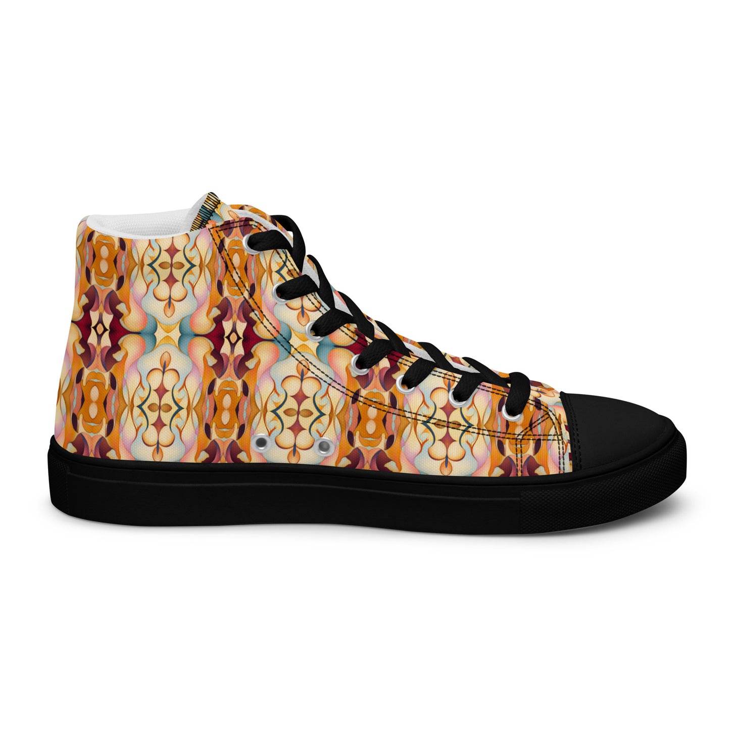 DMV 0384 Classic Boho Women’s high top canvas shoes