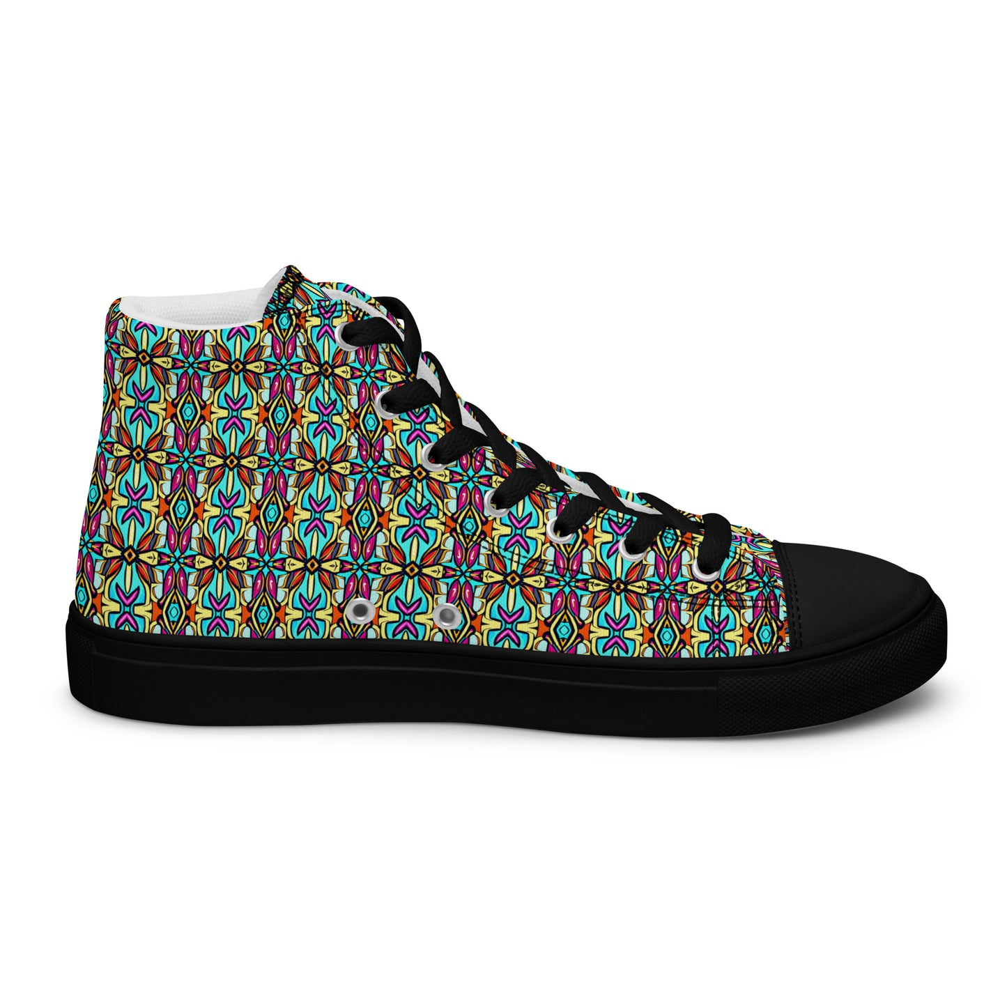 DMV 0986 Chic Boho Women’s high top canvas shoes