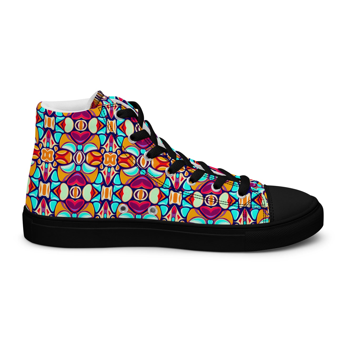 DMV 0523 Vintage Artsy Women’s high top canvas shoes