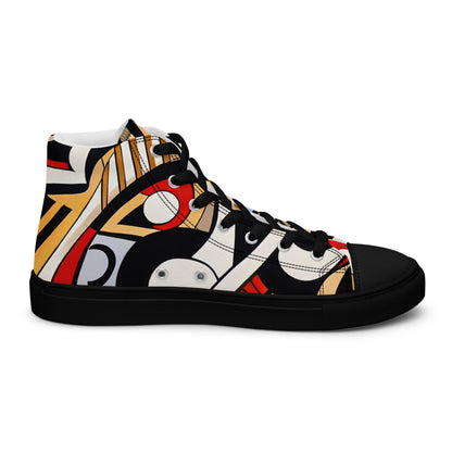 DMV 1039 Boho Women’s high top canvas shoes