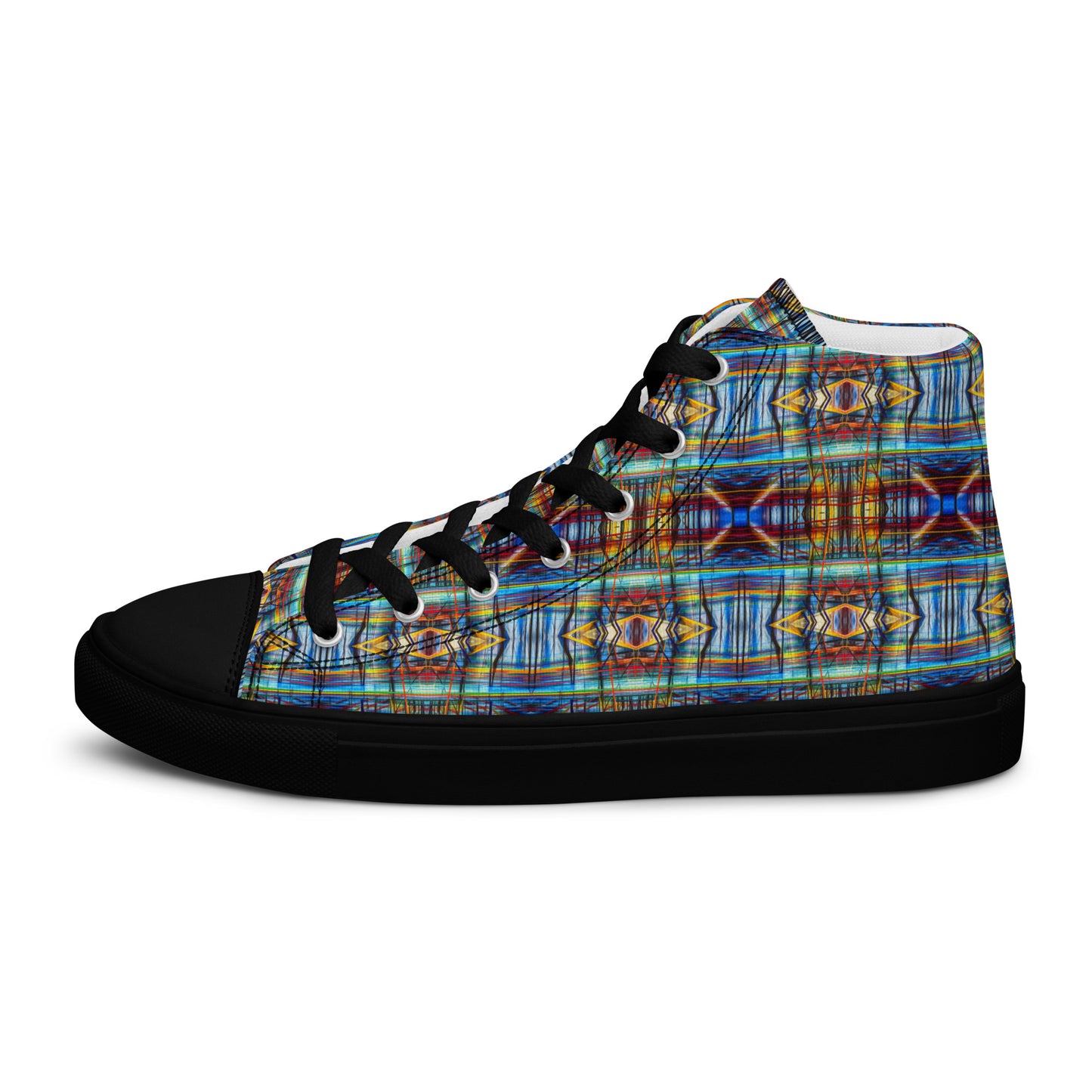 DMV 0228 Avant Garde Artsy Women’s high top canvas shoes