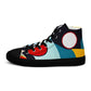 DMV 0037 Retro Art Women’s high top canvas shoes