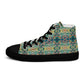 DMV 0049 Chic Boho Women’s high top canvas shoes