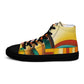 DMV 0048 Retro Art Women’s high top canvas shoes