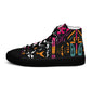 DMV 0011 Boho Women’s high top canvas shoes