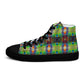 DMV 0077 Avant Garde Artsy Women’s high top canvas shoes