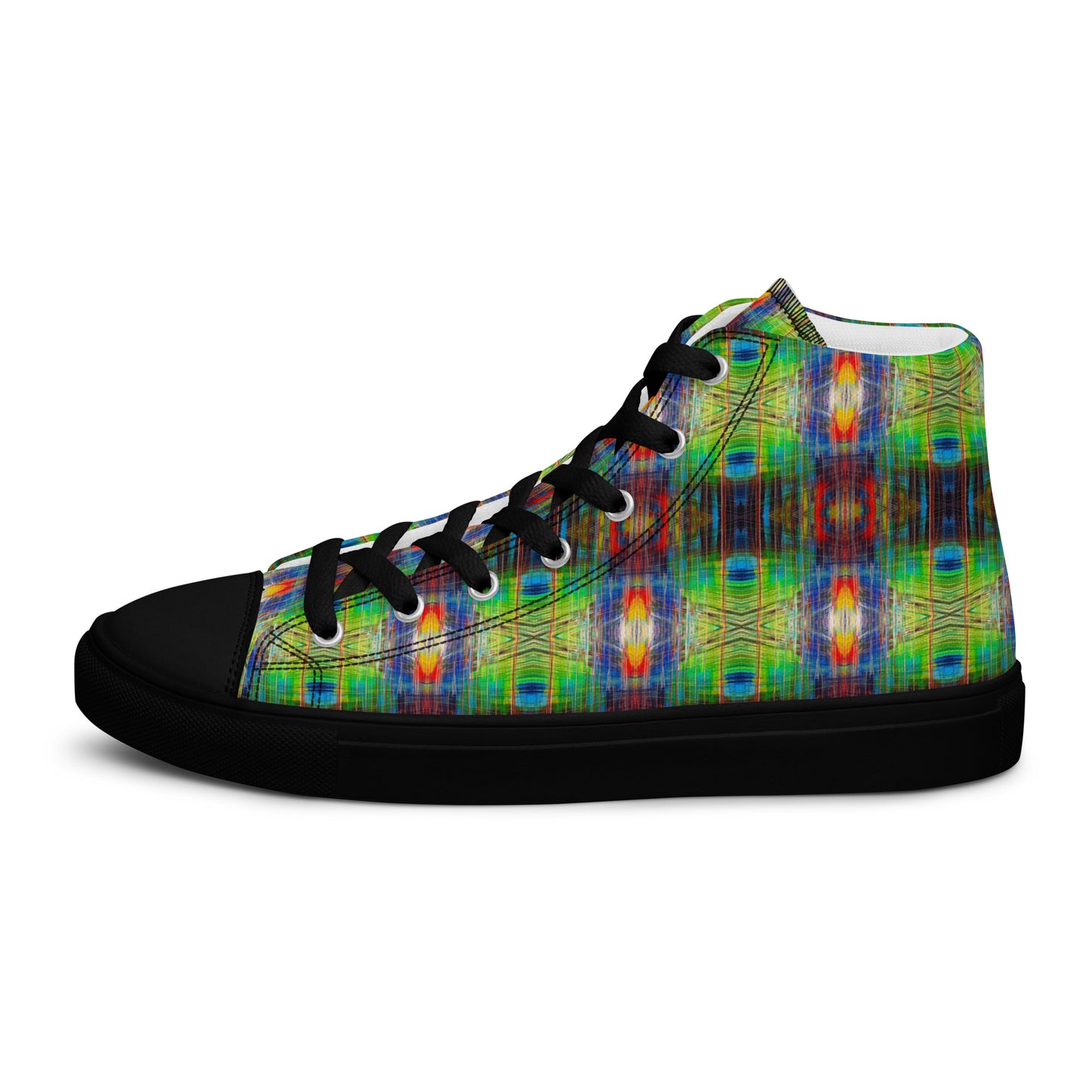 DMV 0077 Avant Garde Artsy Women’s high top canvas shoes