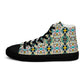 DMV 0076 Vintage Artsy Women’s high top canvas shoes