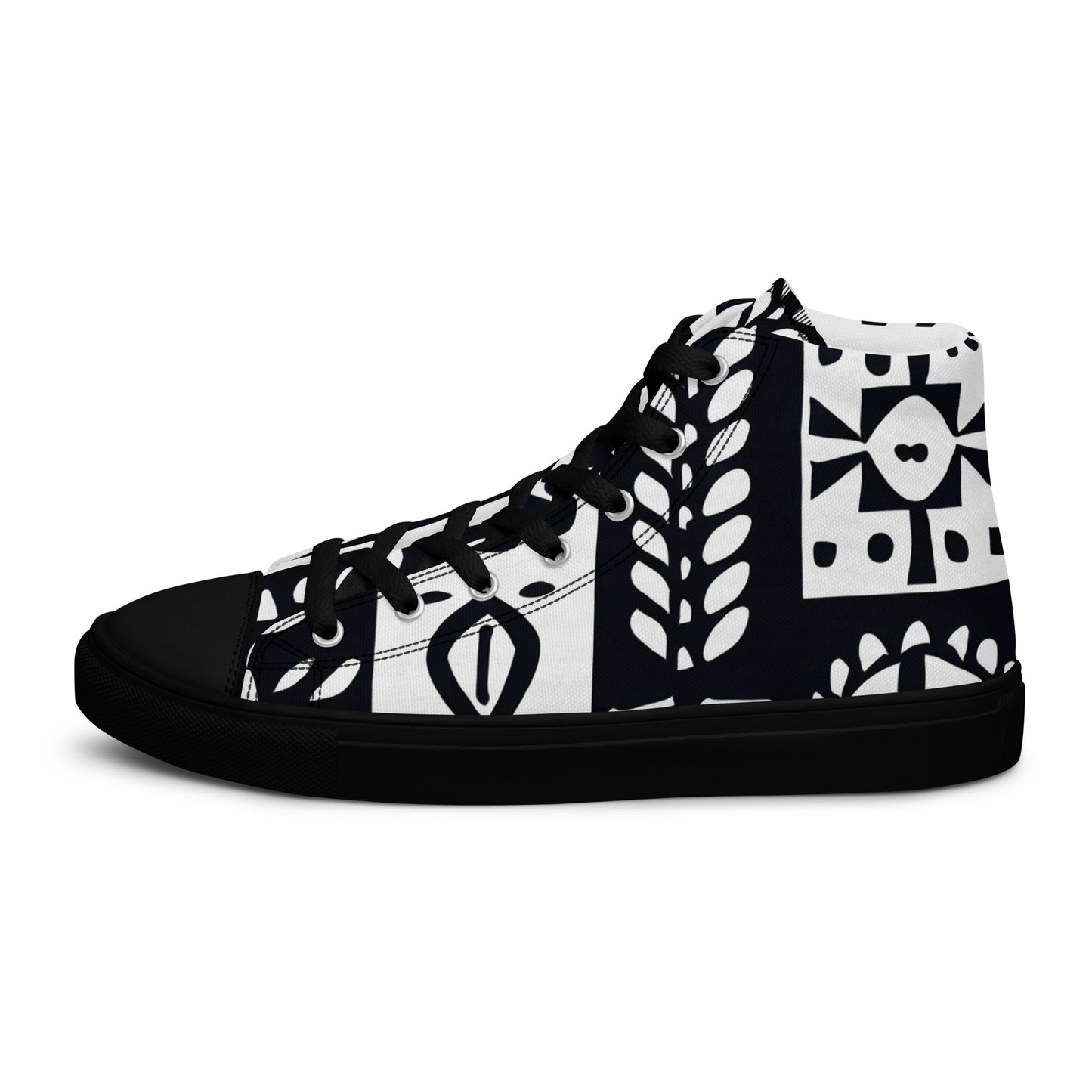 DMV 0009 Boho Women’s high top canvas shoes