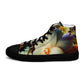 DMV 0125 Floral Women’s high top canvas shoes