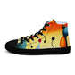 DMV 0098 Retro Art Women’s high top canvas shoes