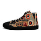 DMV 0217 Retro Art Women’s high top canvas shoes