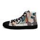 DMV 0264 Abstract Art Women’s high top canvas shoes