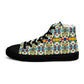 DMV 0102 Vintage Artsy Women’s high top canvas shoes