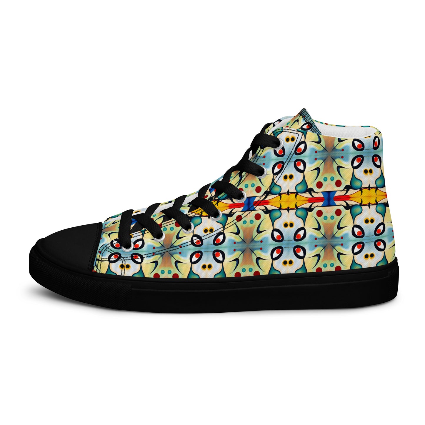 DMV 0102 Vintage Artsy Women’s high top canvas shoes