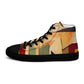 DMV 0251 Abstract Art Women’s high top canvas shoes