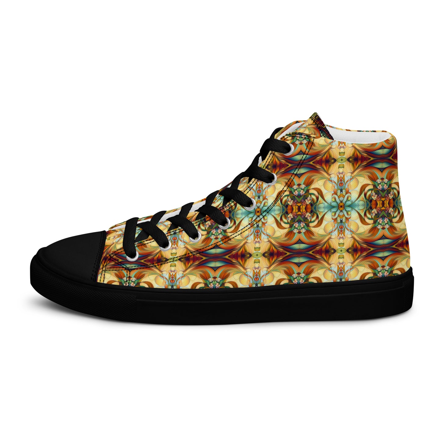 DMV 0123 Chic Boho Women’s high top canvas shoes