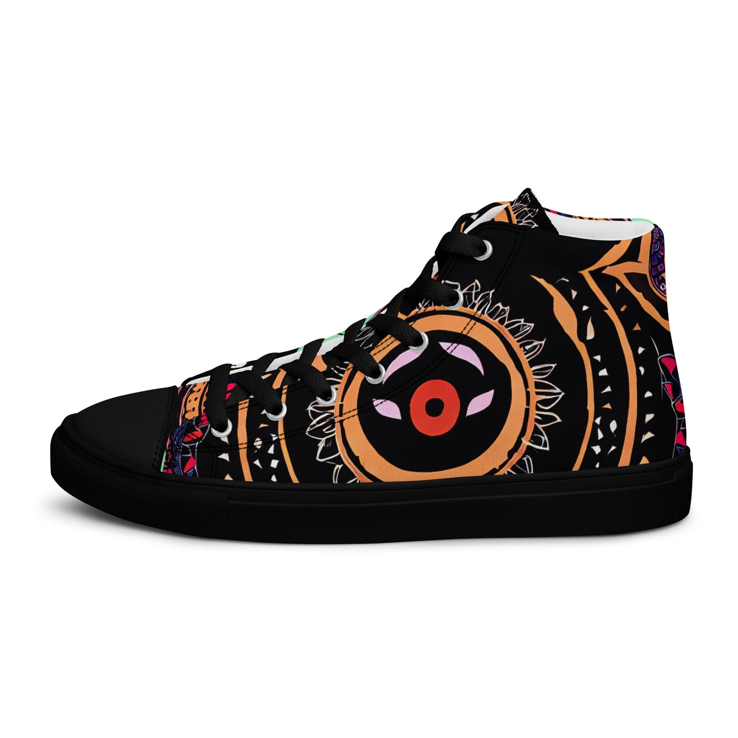 DMV 0180 Boho Women’s high top canvas shoes