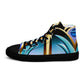 DMV 0262 Retro Art Women’s high top canvas shoes