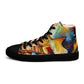 DMV 0416 Abstract Art Women’s high top canvas shoes