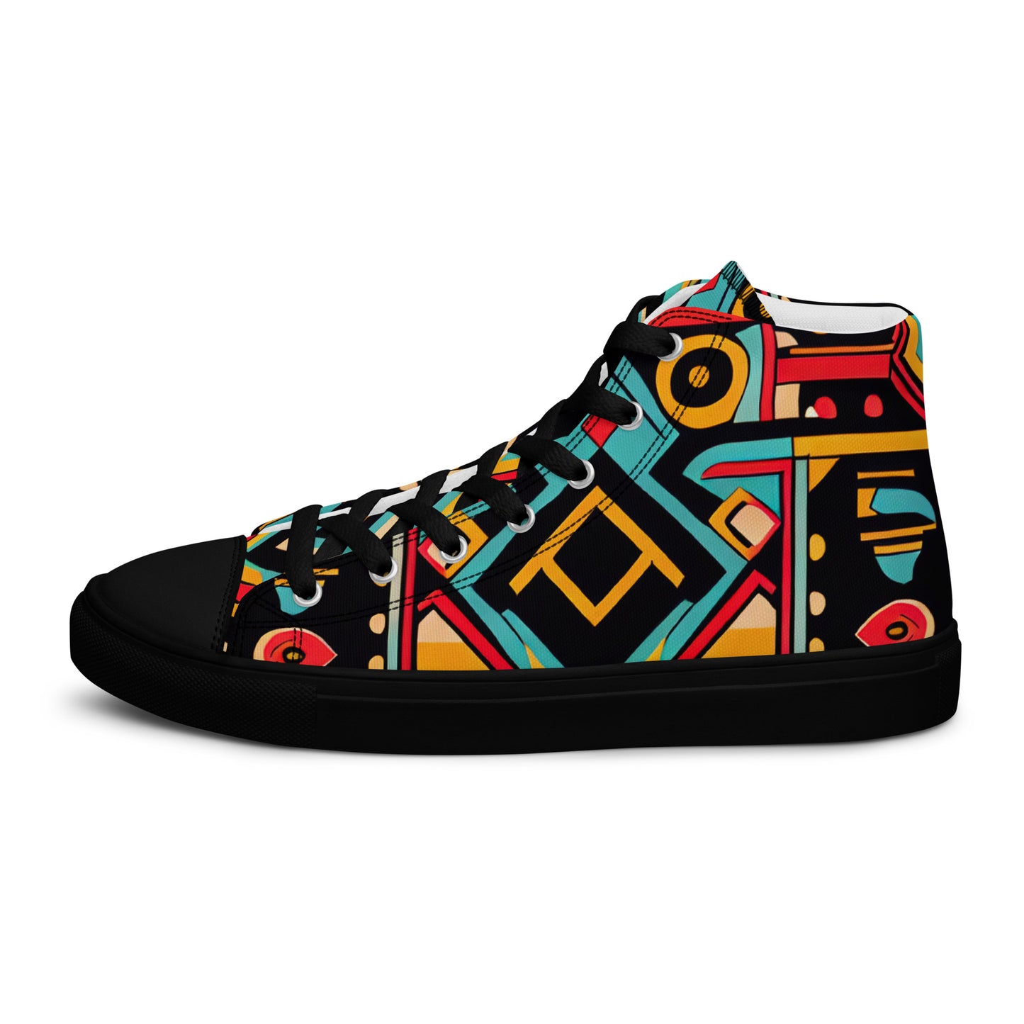 DMV 0155 Boho Women’s high top canvas shoes