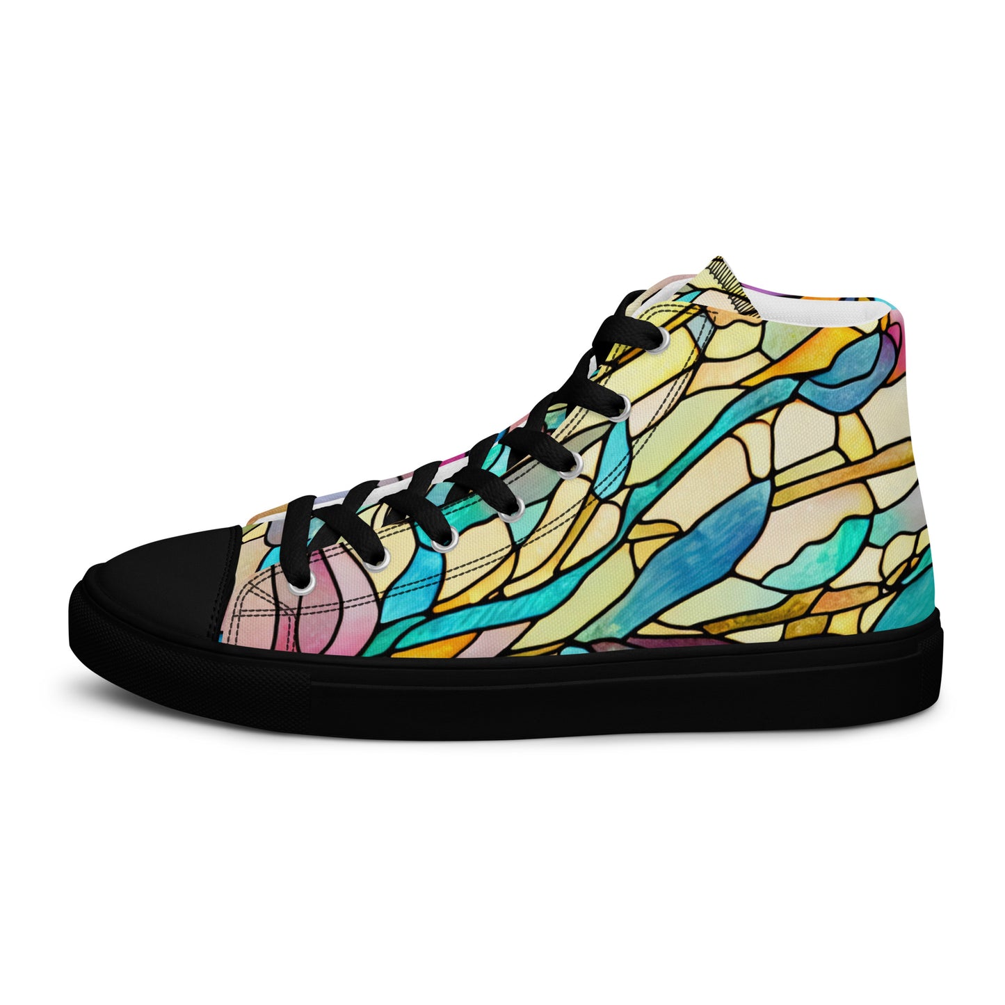 DMV 0167 Boho Women’s high top canvas shoes