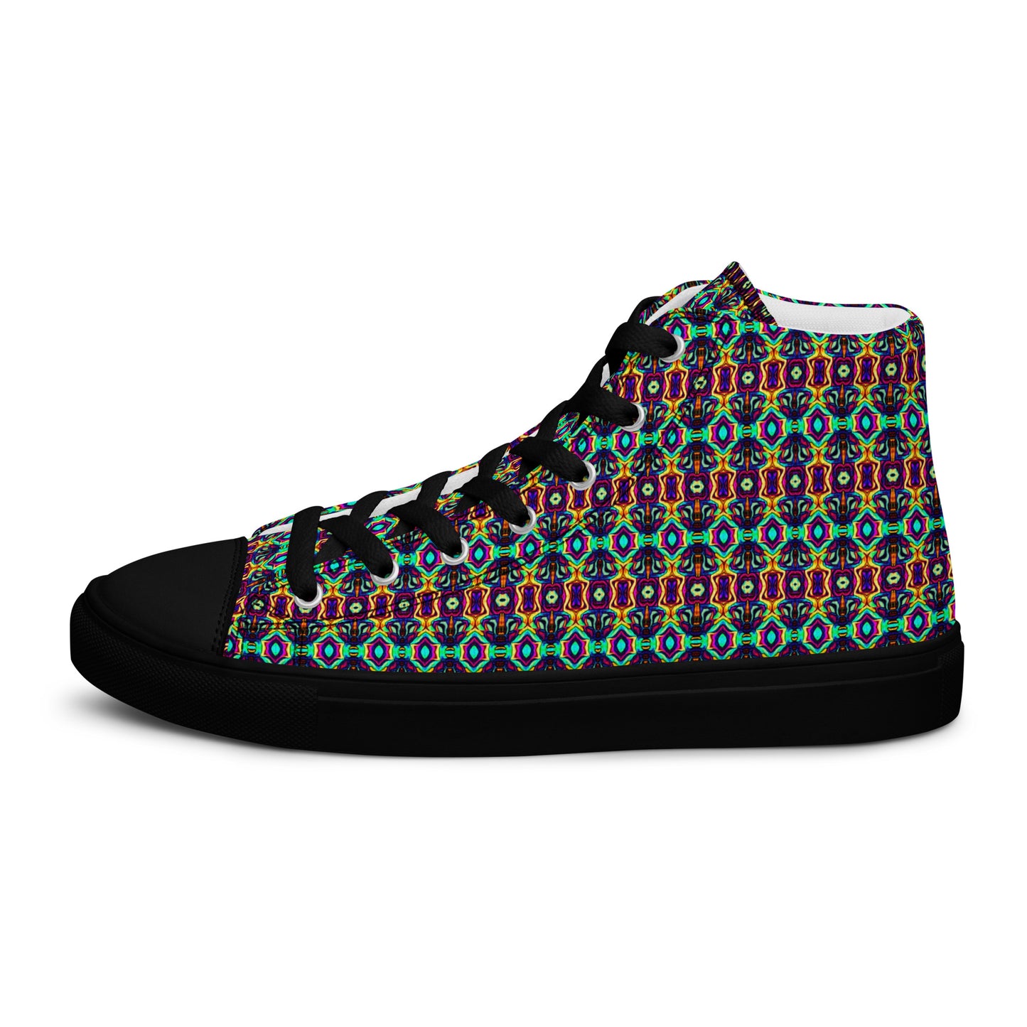 DMV 1465 Psy Artsy Women’s high top canvas shoes