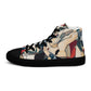 DMV 0508 Abstract Art Women’s high top canvas shoes