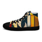 DMV 0433 Abstract Art Women’s high top canvas shoes