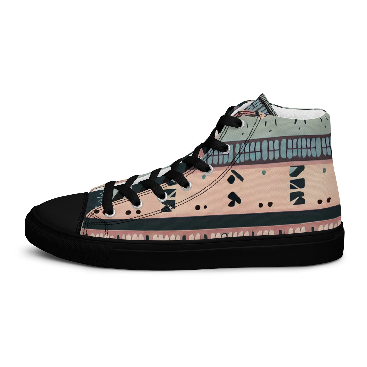 DMV 1294 Boho Women’s high top canvas shoes