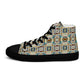 DMV 0751 Geo Boho Women’s high top canvas shoes