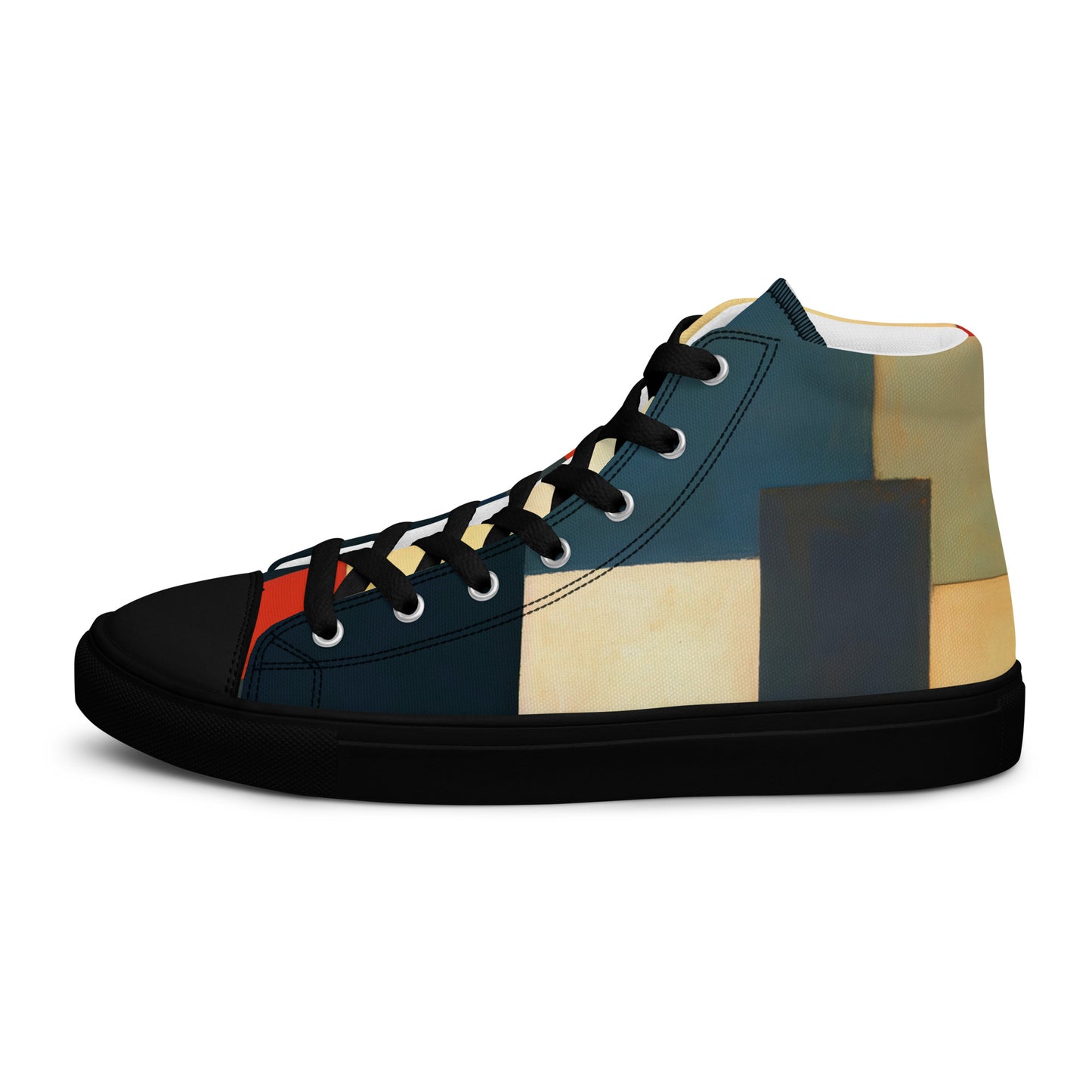 DMV 0313 Abstract Art Women’s high top canvas shoes