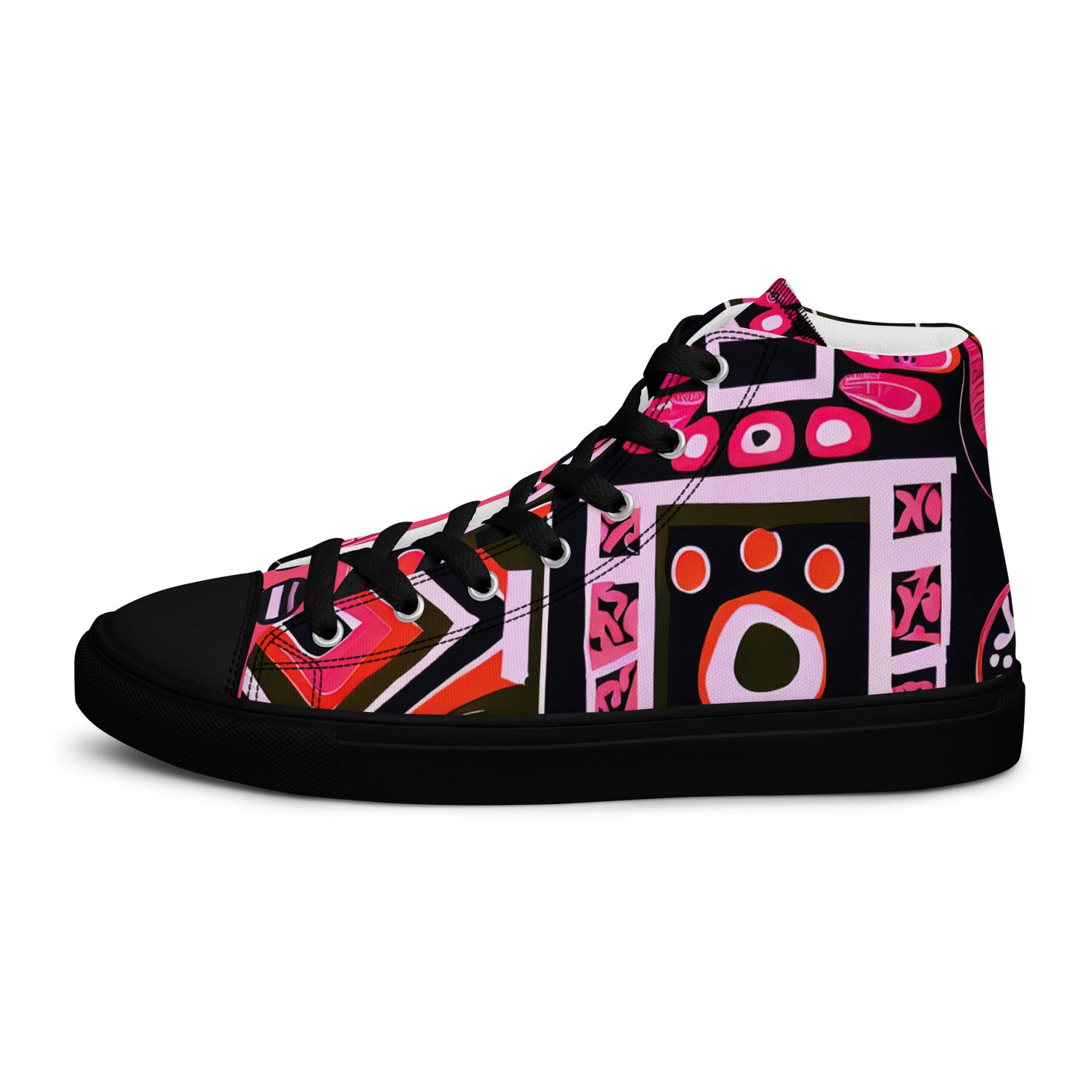 DMV 2063 Boho Women’s high top canvas shoes