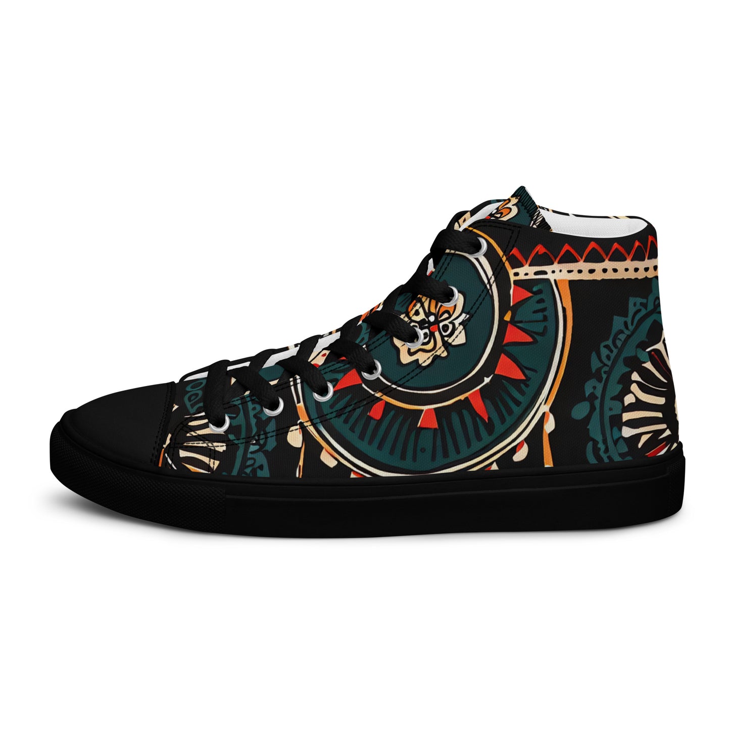 DMV 0596 Boho Women’s high top canvas shoes