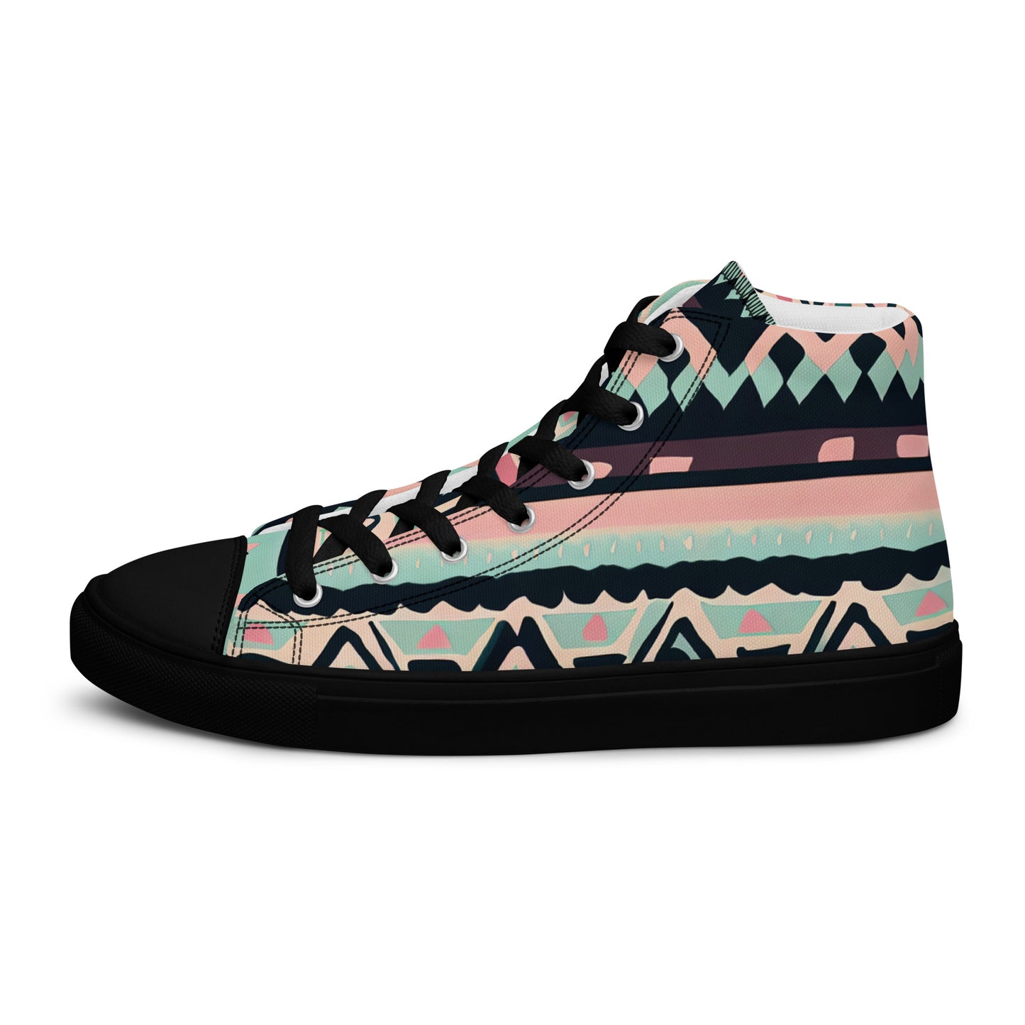 DMV 0451 Boho Women’s high top canvas shoes