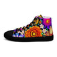 DMV 1044 Floral Women’s high top canvas shoes