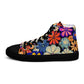 DMV 1207 Floral Women’s high top canvas shoes