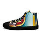 DMV 1798 Retro Art Women’s high top canvas shoes