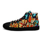 DMV 1884 Floral Women’s high top canvas shoes