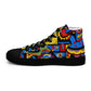 DMV 0235 Psy Art Women’s high top canvas shoes